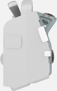 Hillaero AXION DKI FAA certified mountable bracket for Air Ambulance Airmed Helicopter or Fixed Wing Aircraft WITH UNITS SIDE